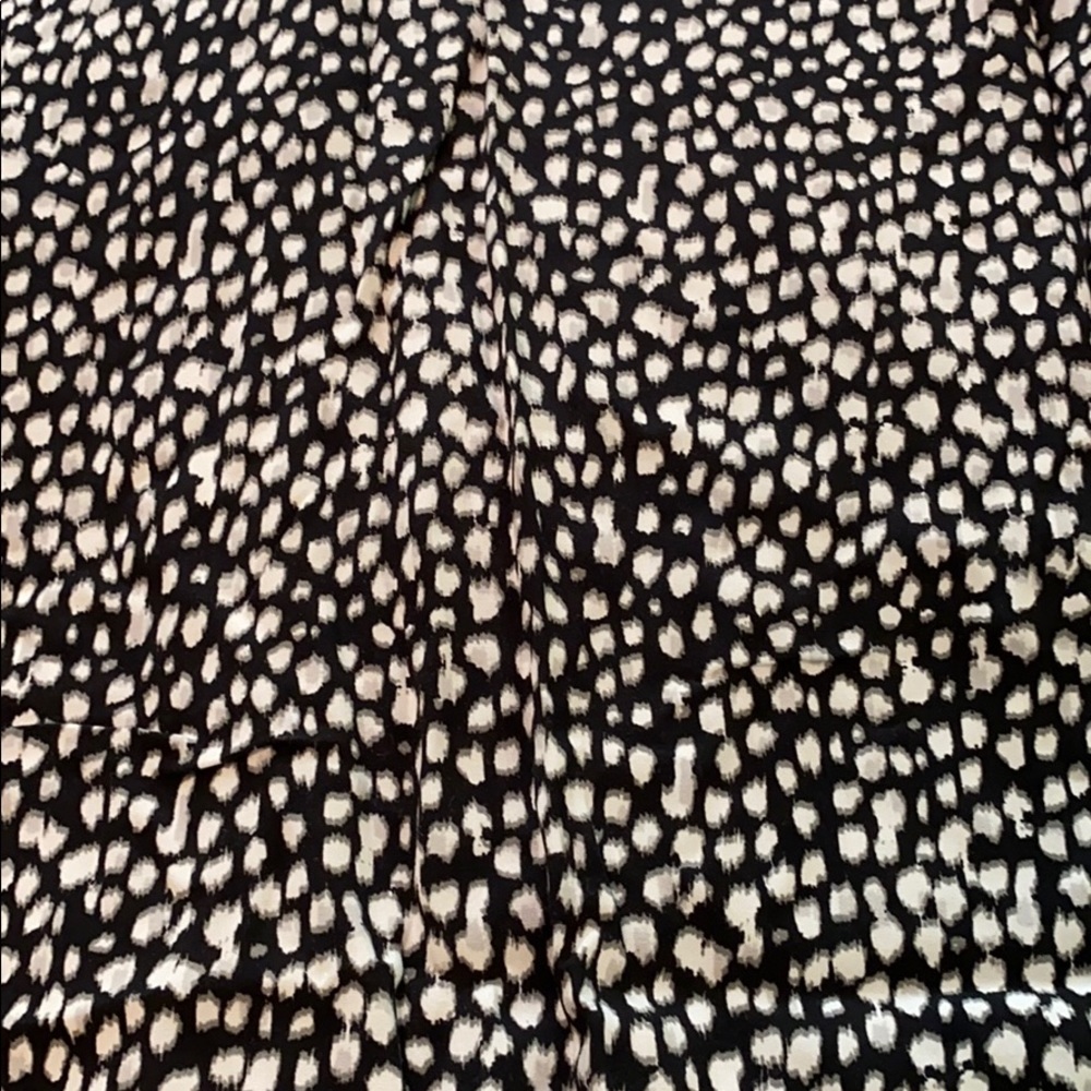 Black and white Leopard print, keyhole dress
